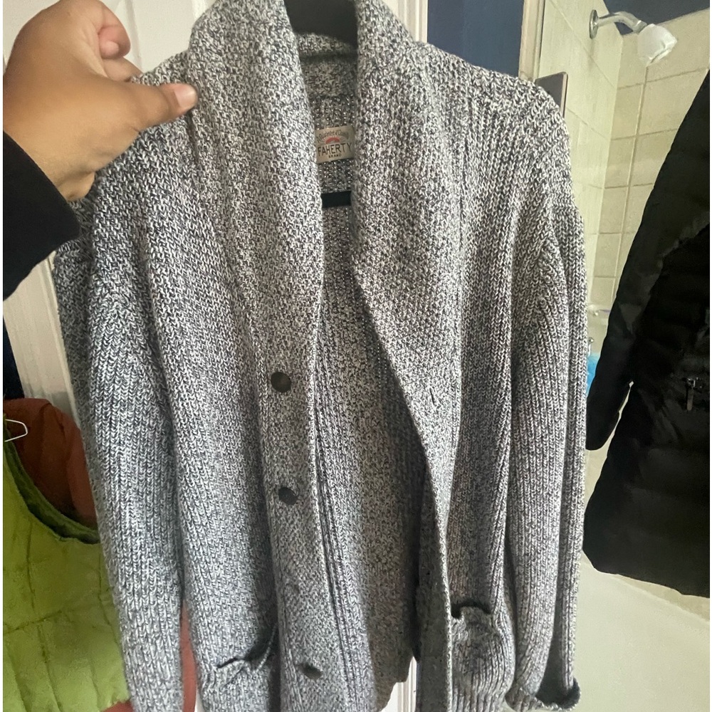 Grey Womans Faherty Sweater